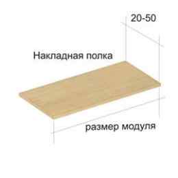 Полка накладная МС.ППО